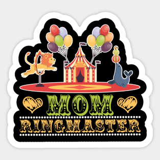 Carnival mom Carnival Party for Ringmaster Circus Carnival Sticker